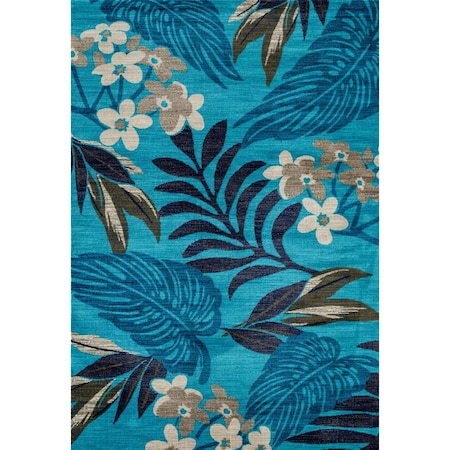 Art Carpet 9 X 12 Ft. Palm Coast Collection Tranquil Woven Area Rug, Aqua 841864131080